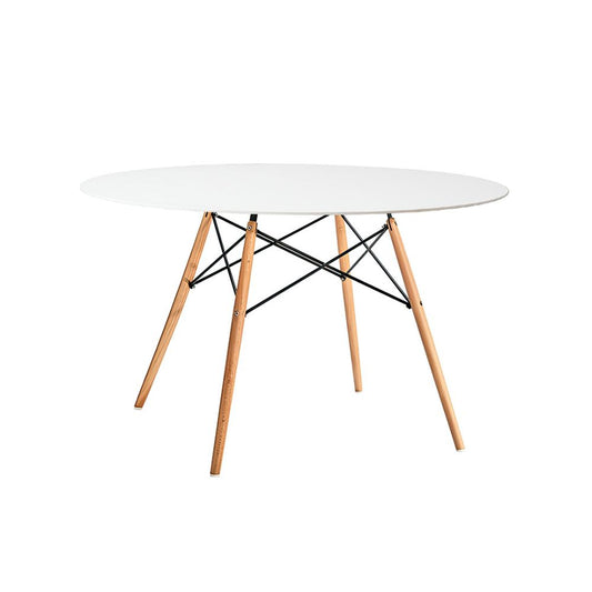 Mesa Eames 100cm Redonda Laqueada