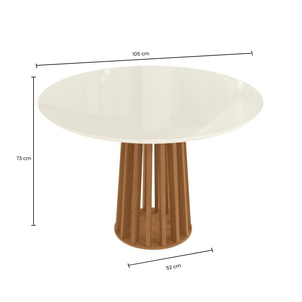 Mesa Lavanda Redonda 105 cm