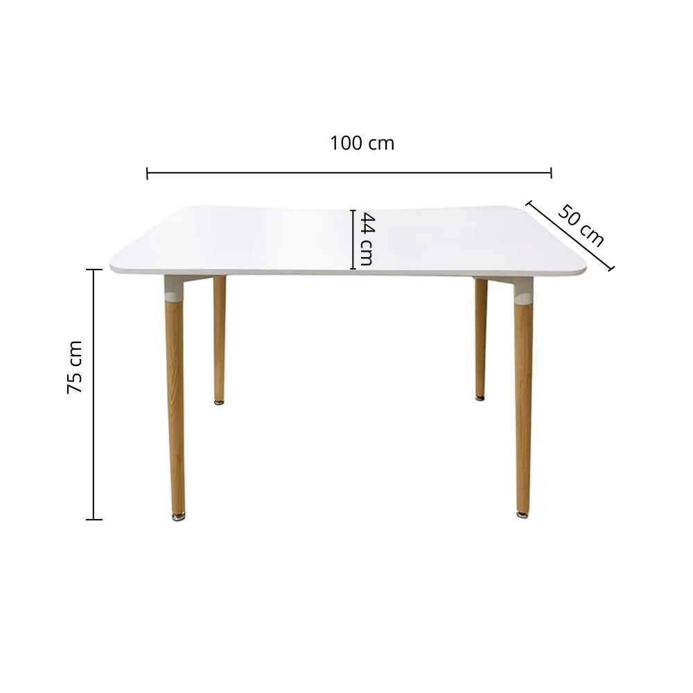 Escritorio Milan 100 cm Rectangular Laqueada