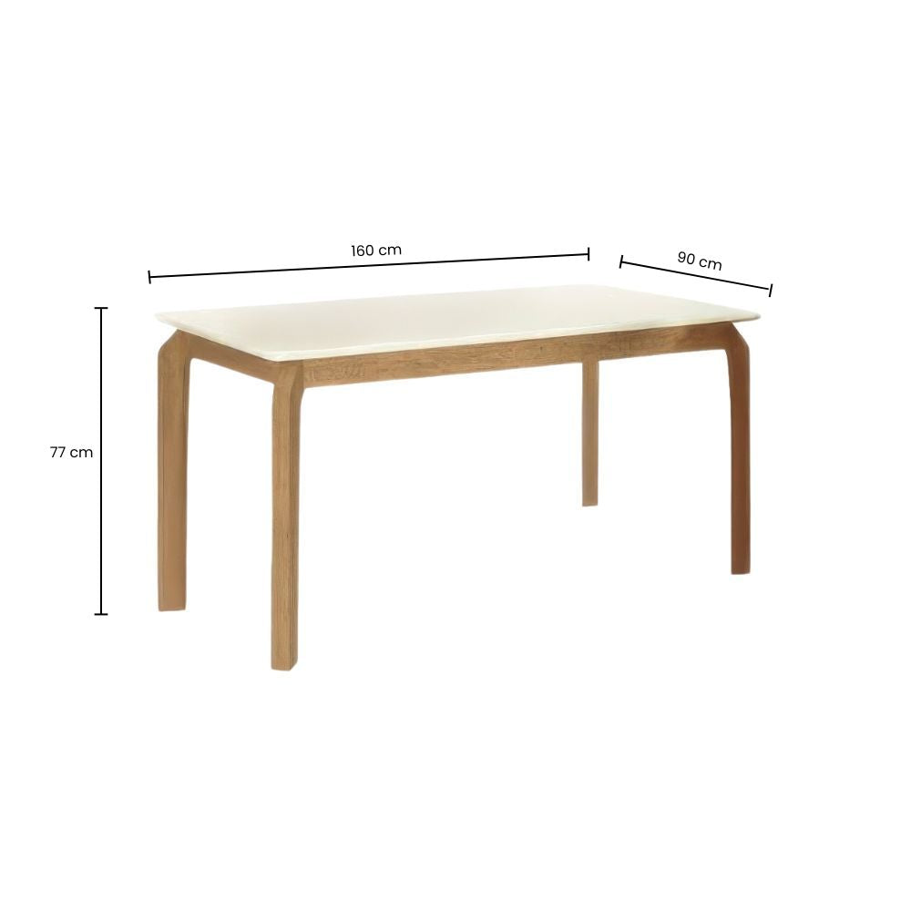 Mesa Petra Rectangular 160 cm