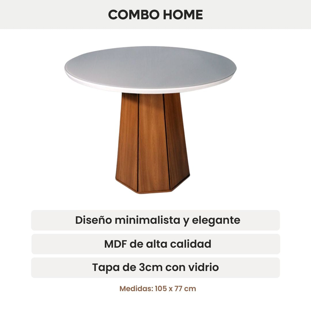 Mesa Jade Redonda 105 cm