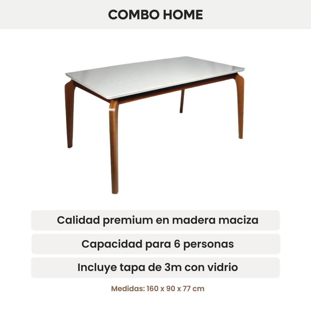 Mesa Petra Rectangular 160 cm