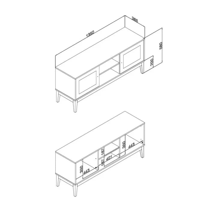 Rack Para Tv 50'' Rattan