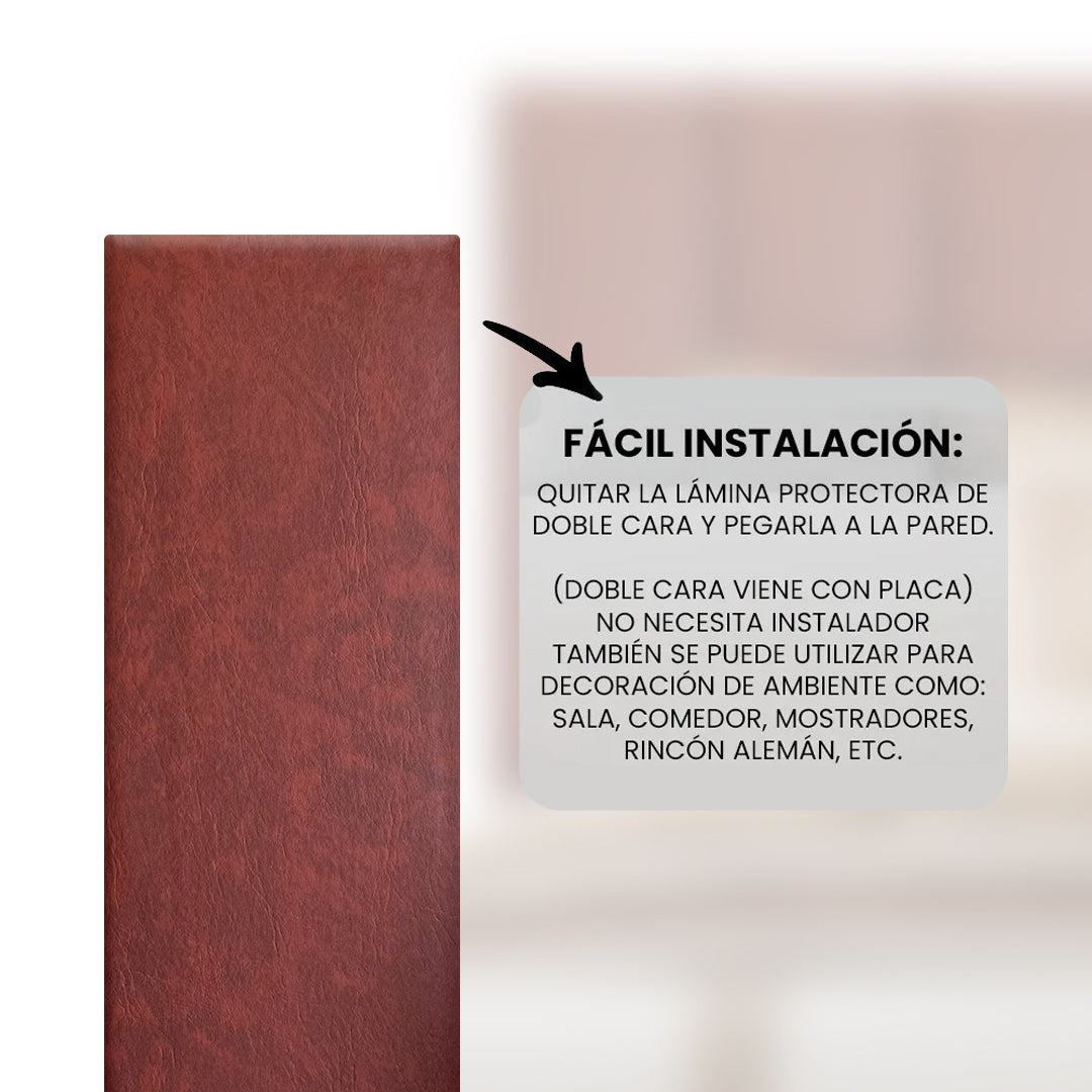 Cabecera Cama Modular Kits de Placas Adhesivas