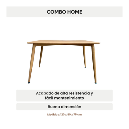 Mesa Eames Margot Rectangular 120 cm