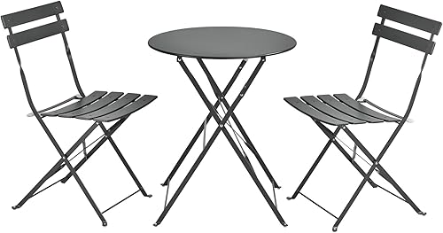 Combo Jardín Plegable Metal 3 piezas