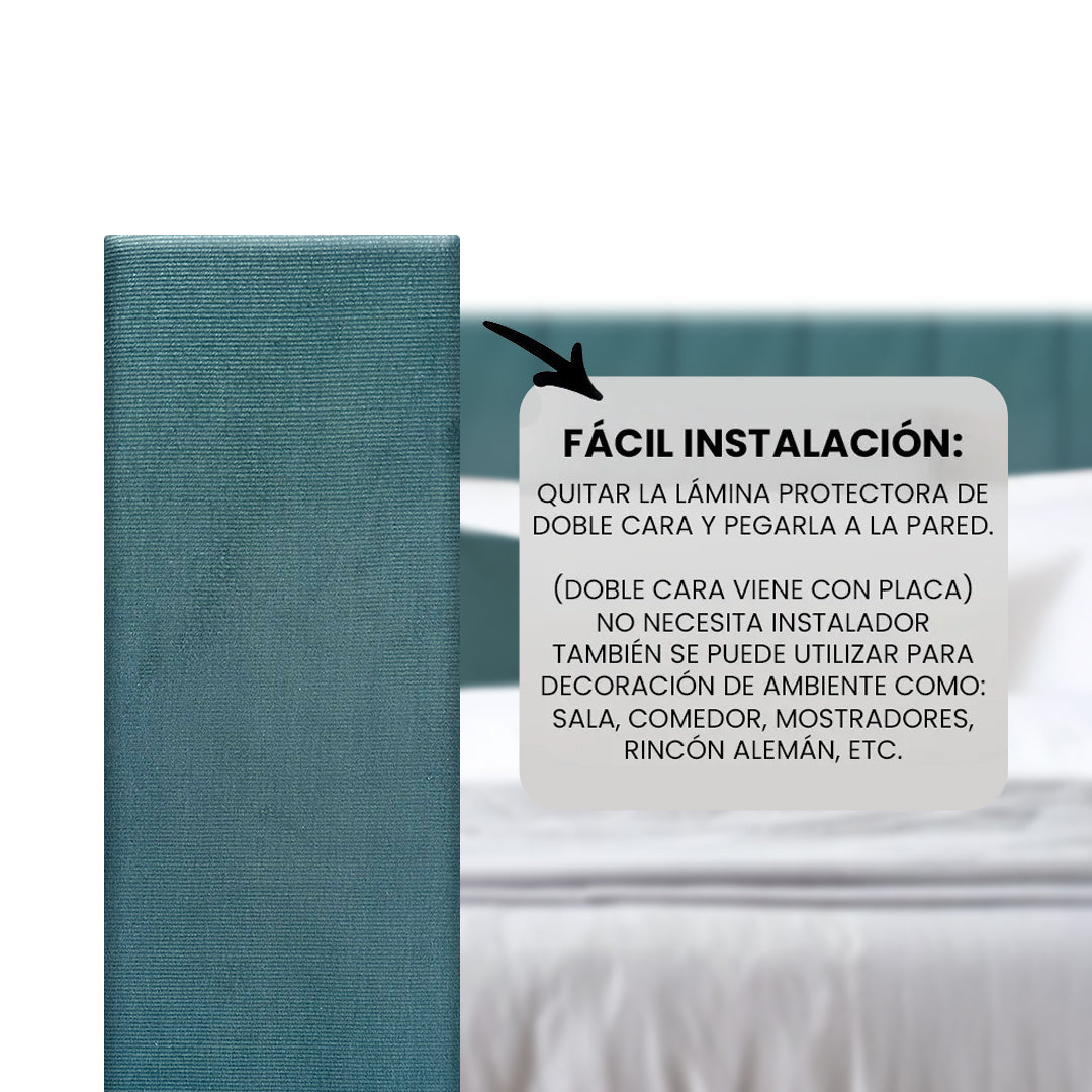 Cabecera Cama Modular Kits de Placas Adhesivas