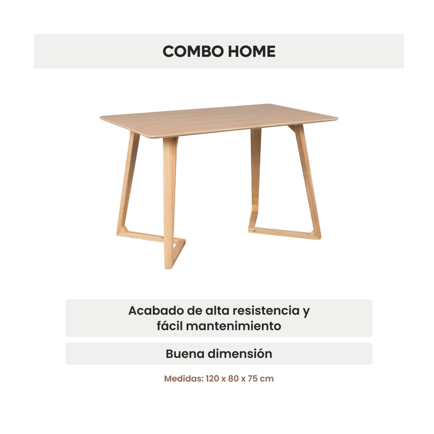 Mesa Swift Rectangular 120cm