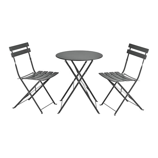 Combo Jardín Plegable Metal 3 piezas